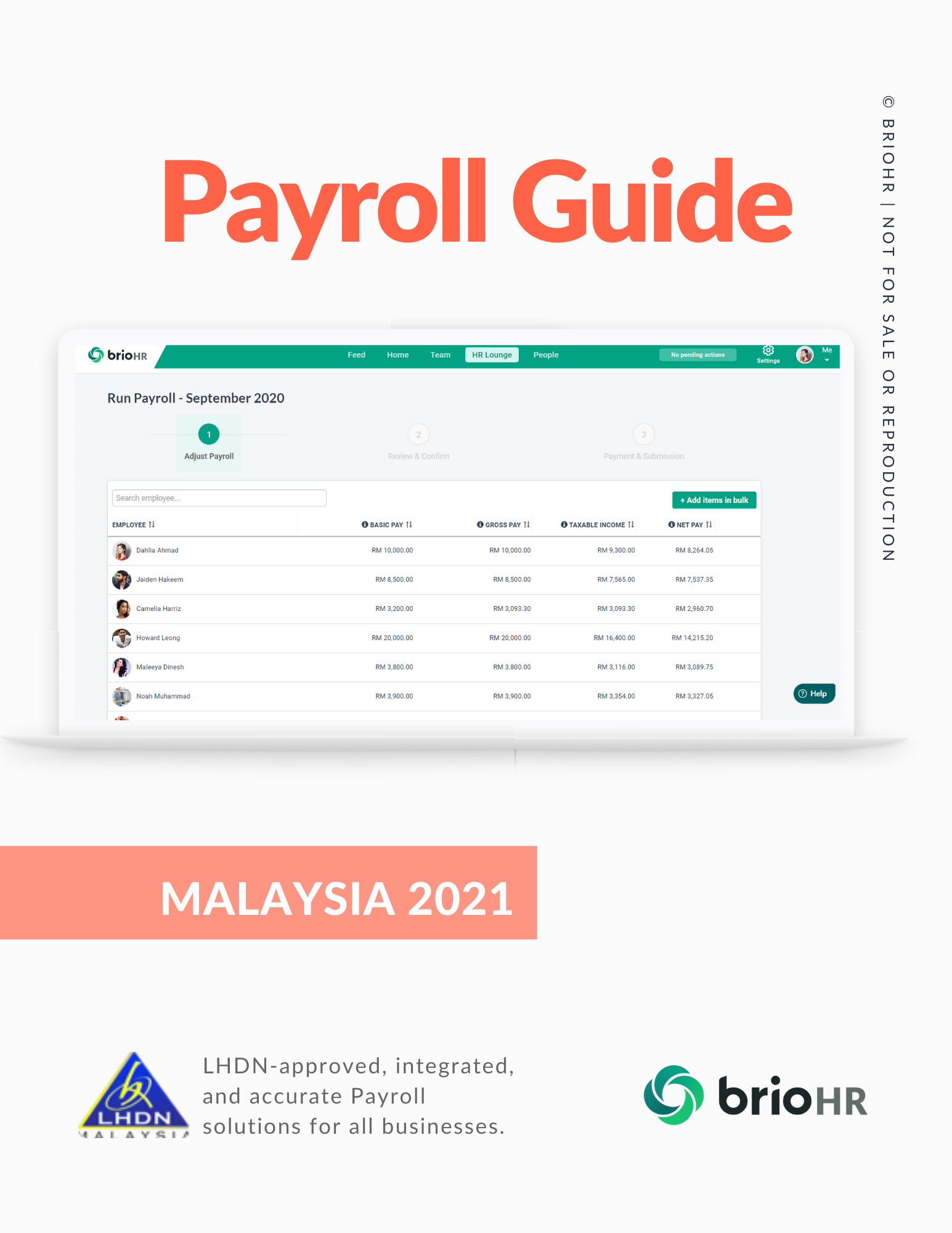 BrioHR Payroll Guide Malaysia 2021