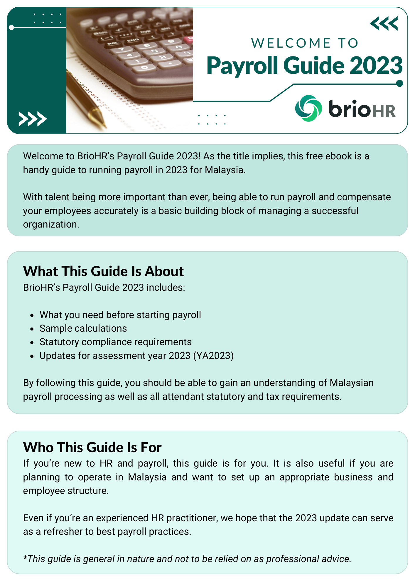 Free Malaysian Payroll Guide 2023 Briohr Free Malaysian Payroll Guide 2023 Briohr
